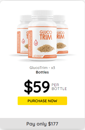 GlucoTrim 3 Bottle